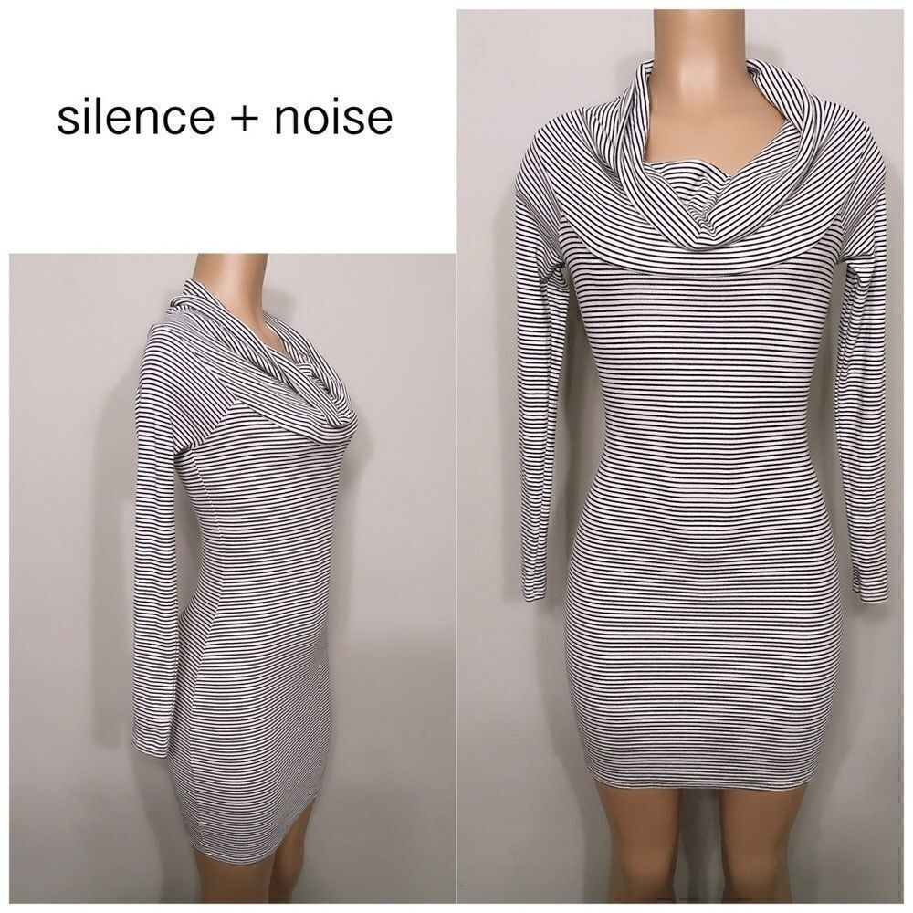 Silence + Noise stripe dress. NWOT